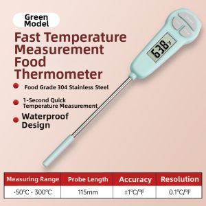 High Precision Electronic Food Temperature Meter for Water and Oil