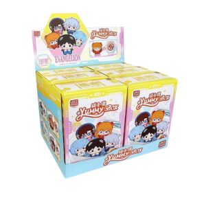 LDCX | LDCX Yummy Box Surprise Blind Box Evangelion Licensed Short Plush Mini Character Toy For Anime Pop Culture Hobbyists Collection