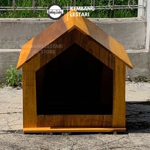 RUMAH HEWAN PELIHARAAN KUCING KELINCI ANJING KANDANG KAYU