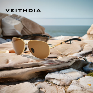 VEITHDIA Climbing Goggles Cycling Driving Golf Glasses UV400 Outdoor Polarized Fishing Sports Sunglasses for Men Women DY30880