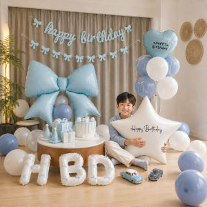 SHIERAI | Ins Style Birthday Decoration Heart Balloons Photo Prop