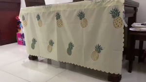 2PCS Kitchen Short Sink Curtain Beautiful Design 100*70cm Lababo Curtain Cover Cabinet Buy 1 Take 1