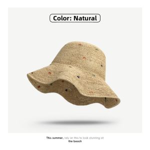 Cgediao | French Lace Hollow Summer Beach Sun Hat Foldable