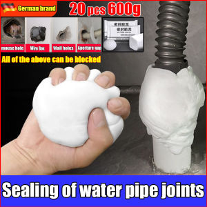 20 PCS 600g Waterproof Silicon Sealant Wall Hole Adhesive Plasticine Sealant Clay Air Conditioning Hole Repair Sealant Mud Wall Hole Water Proof Sealing Glue
