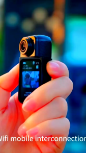 Camera gopro 4K HD Pocket 2 Pro - Máy quay phim mini - Camera hành trình quay video chụp ảnh sắc nét chống nước tới độ sâu 30m xoay 270 độ máy quay youtube 4K