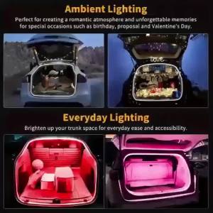Car High Brightness Trunk Lighting Ambient Light Interior Decoration LED Wiring Free Automatic Sensing Tailgate Light Strip