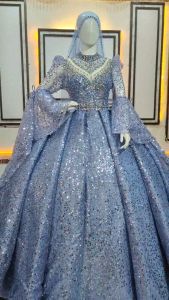 Gaun Pengantin Squin Aksesoris Lepas Pasang | Ballgown Squin Accesoris Lepasan