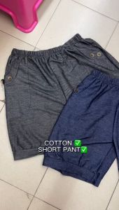 WOMEN CASUAL COTTON SHORT PANT/SELUAR PENDEK SIZE BESAR BIG SIZE WITH POCKET READY STOCK