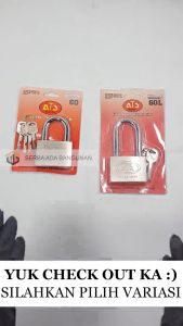 Gembok nekel 40 leher panjang dan pendek ATS pagar pintu rumah serbaguna bagus