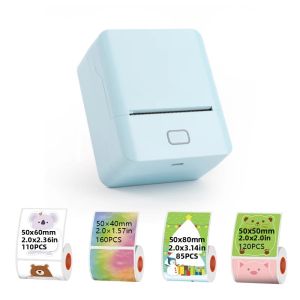 Máy In Nhãn Nhiệt Không Mực Mini Bluetooth Bỏ Túi Dành Cho Halloween Giáng Sinh In Ảnh Ghi Chú Sử Dụng Tại Nhà KAYSION