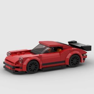 Porsche 911GT Race Car MOC Car Building Blocks Model Small Particle Educational Assembly DIY Toy 6 Grids ABS Plastic Educational Toy