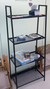Rak buku 3/4/5 Layers Multipurpose Shelves Storage Rack rak baju metal rack office living rak buku