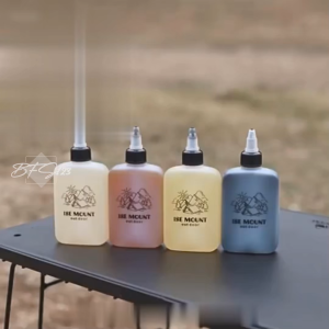 Botol Oil Saos Kecap Camping 120 ml Drat Penutup Anti Tumpah Ise Mount