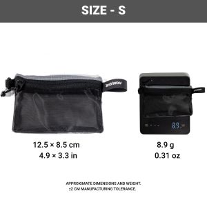 [HODRGEAR] Mesh Flat Pouch-15D Nylon Ultralight Storage Pouch Two-Layer Design with Visible Mesh Front YKK Perimeter Zipper