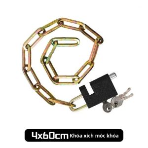 Khóa Xích Xe Đạp Siêu Bền - Chống Nước Chống Gỉ Thép Tôi Cứng Bảo Vệ Ngoài Trời Của Gates