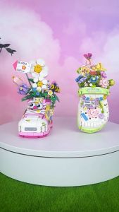 LOZ IDEAS 1350 / 1351 Play Flower Shoes Gift Decoration Building Brick Toy Boy Girl Mainan Kanak