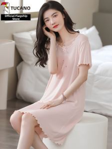 TUCANO | Breathable Short Sleeve Summer Nightgown Dress