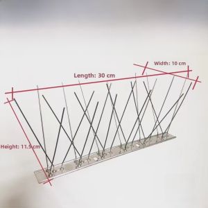 Stainless Steel Bird Repellent Spike Home Balcony Anti-Pigeon Bird Deterrent Garden Ornament Eco-Friendly Horticulture Supplies