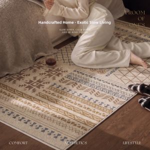 YINSHANG | Bohemian Moroccan Style Retro Long Carpet