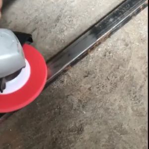 GRINDA POLES STAINLESS MERAH NON WOVEN 10cm BATU GRINDA MONEL 100mm INCH GRINDING WHEEL 4 INCH