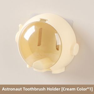Wall-mounted Drill-free Toothbrush Storage Rack