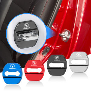 4PCS Car Door Lock Cover Stainless Steel Protection Accessories For Changan X7 UNI-K CS35 CX70 CS85 CS55 CS75 CS15 F70 CS95 EADO