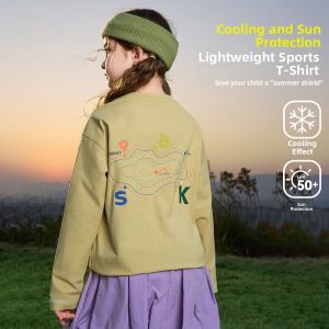 Ask Junior | New Autumn Outdoors Leisure Lightweight Long Sleeve T-Shirts for Boys and Girls