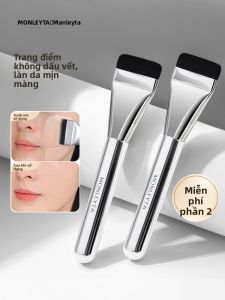 MONLEYTA | Bàn chải trang điểm dạng phẳng Magic No Trace không hấp thụ phấn chuyên nghiệp dùng để thoa kem nền mặt và kem che khuyết điểm của thương hiệu chính hãng từ Cangzhou