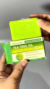 Tea Tree Oil Antifungal Soap 115g Natural Plant Deep Clean Acne Control Bar Soap for Sensitive Skin