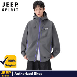 Jeep Spirit Áo gió không thấm nước trung tính chống gió thể thao ngoài trời Áo khoác một lớp áo khoác nam và nữ đi bộ đường dài và leo núi