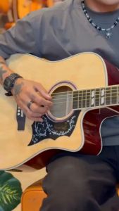 กีต้าร์โปร่งไฟฟ้า Overspeed OS-410C Deluxe ขนาดมาตรฐาน 41 นิ้ว ไม้หน้าสปรูซ เสียงใสเล่นง่าย EQ LC-5 ภาคไฟฟ้ามีจูนเนอร์ในตัว ของแถมสุดคุ้ม