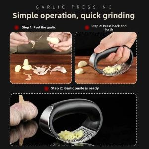 Manual Garlic Press 304 Stainless Steel