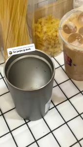 (FREE Sedotan & Sikat) JOJI Tumbler Stainless Steel Coffee Tea 360ml 600ml Aesthetic Botol Minum Kopi Teh Gelas Cup Estetik Simple Elegant Cangkir FREE Sedotan FREE Sikat Sedotan