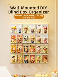 CHIJIAJIE | Wall-mounted Transparent Display Shelf For Blind Box Figurines