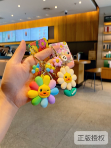 HAHA TOY Gantungan Kunci Bebek Kalkulator Dompet Mini Hadiah Anak