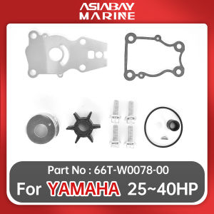 Water Pump Impeller Repair Kit For Yamaha Outboard F30 F40 25hp 30hp 40hp Ship Marine Boat Engine Part 66T-W0078-00 6H4-44352-02