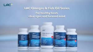 LAC TRIMAX Omega Fish Oil + CoQ-10 120SG (Best by: September 2028)