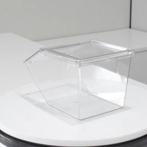 4pcs Capsule Coffee and Tea Bag Storage Box Acrylic Candy Organizer Rack Desktop Sundries Container