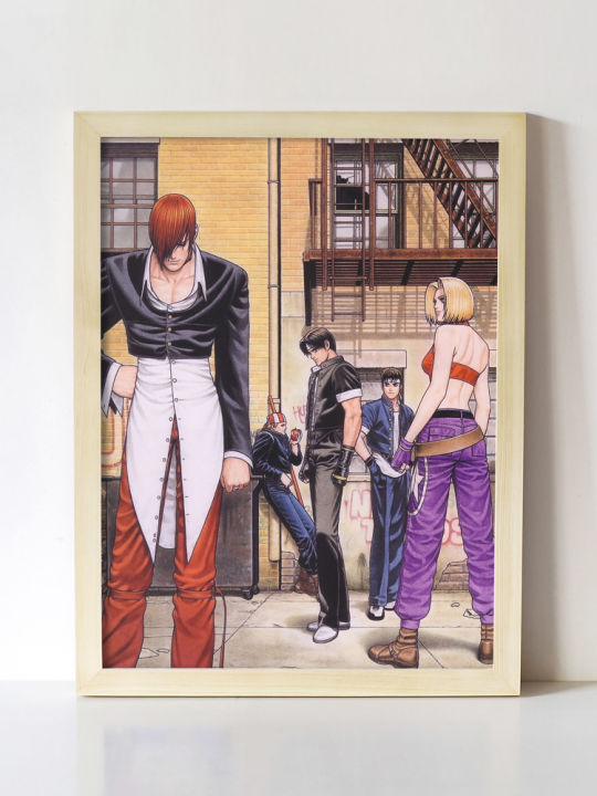 Kof Poster King of Fighters ภาพวาดติดผนัง ตัวต่อ ของเล่น ของตกแต่ง ของ ...