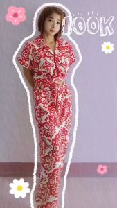 ชุดเซ็ตกางเกงขายาว ชุดเซ็ตไปทะเล ชู้เซ็ตคาเฟ ชู้เซ็ตลำลองสบายๆ