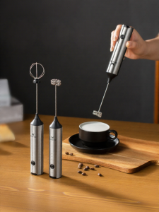 Suncha | Electric Milk Frother Handheld Stainless Steel