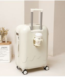 Fresh Style Luggage Suitcase Travel Bag with Four-Way Wheels TSA Password Lock for Students And Business People 26 Inches