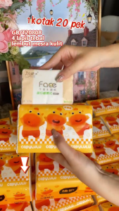 20 PACKS Botare Air Cushion Tissue 4 Ply Super Soft Gentle Face Tissues Original Wood Pulp For Family Skin Care