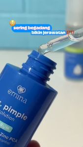 30 ML EMINA MS.PIMPLE ACNE SOLUTION FACE SERUM / SERUM WAJAH BERJERAWAT