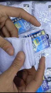 Isi 3 Pasang Kaos Kaki Anak Sekolah SDSMPSMA Panjang Sebetis