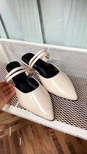 ZEMORA Agnes Sepatu Mules Tali Heels 2 Cm