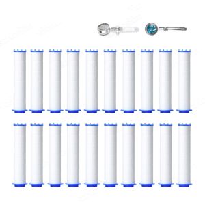 Hand Shower Filters Set of 20 Replacement Filters for Hard Water Remove Chlorine and Harmful Substances More Effectively