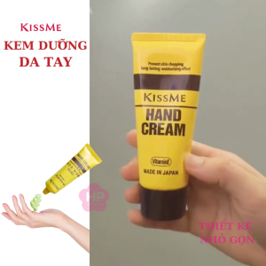 Kem Cấp Ẩm Và Dưỡng Mềm Mịn Da Tay Kissme Moisturizing Hand Cream 65G