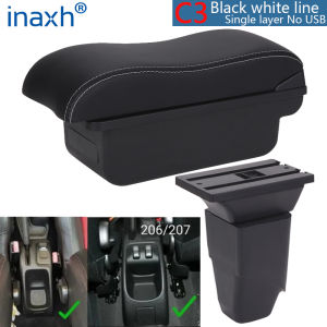 For PEUGEOT 206 Armrest Box For Peugeot 207 cc Cabrio Car Armrest Storage Box Interior Dedicated Retrofit parts Car Accessories