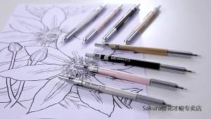 ญี่ปุ่น XS-305โลหะเชลล์ดินสอกดอัตโนมัติ0.3/0.5มม. กราไฟท์ร่างร่างโรงเรียนนักเรียนสำนักงานอุปกรณ์ศิลปะ